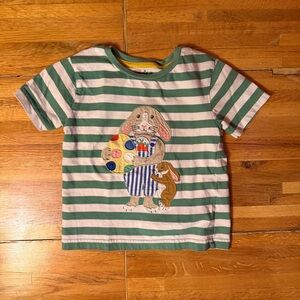 Mini Boden Boys Girls 3-4 Green Striped Easter Bunny Egg Shirt Cotton
🥕🥕🥕🥕🥕🥕